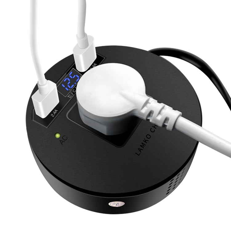 60W / 120W DC 12V-24V  to AC 220V Car Multi-functional Power Inverter 2 USB Ports Charger Adapter(Black)