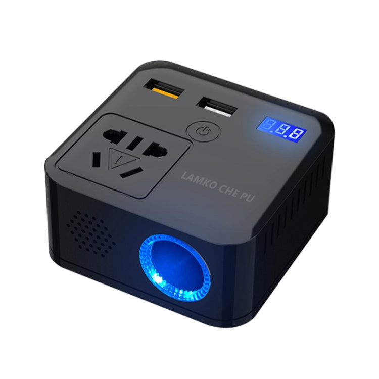 150W DC 12V-24V to AC 220V Car Multi-functional Sine Wave Power Inverter 2 USB Ports Charger Adapter
