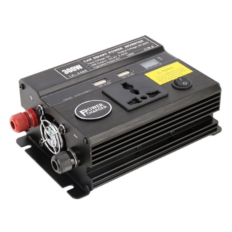 300W DC 24V to AC 220V Car Multi-functional 4488 Smart Power Inverter