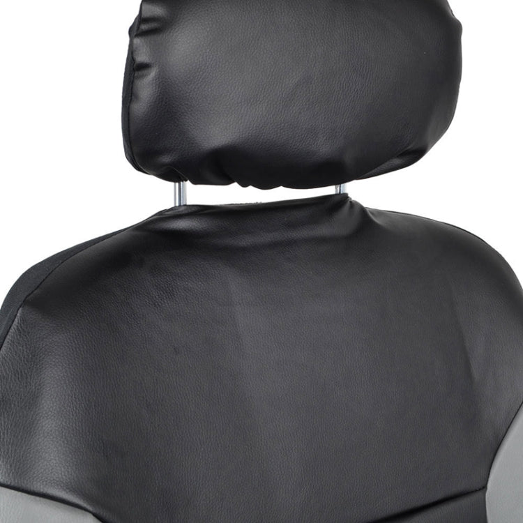 4 in 1 Universal PU Leather Four Seasons Anti-Slippery Cushion Mat Set for 2 Seat Car