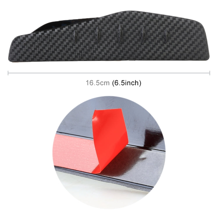 1 Pair 3R-2156 Universal Car Rearview Mirror Rain Blades Mirror Eyebrow Rain Cover