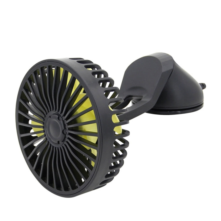 F402 Portable Car Center Console Sucker Electric Cooling Fan with Aromatherapy