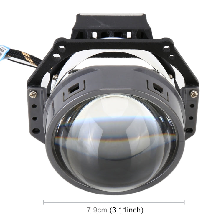 2 PCS IPHCAR I8S 3.0 inch DC9-12V / 38W / 5500K / 4800LM Car Double Light Headlight with Projector Lens for Left Driving