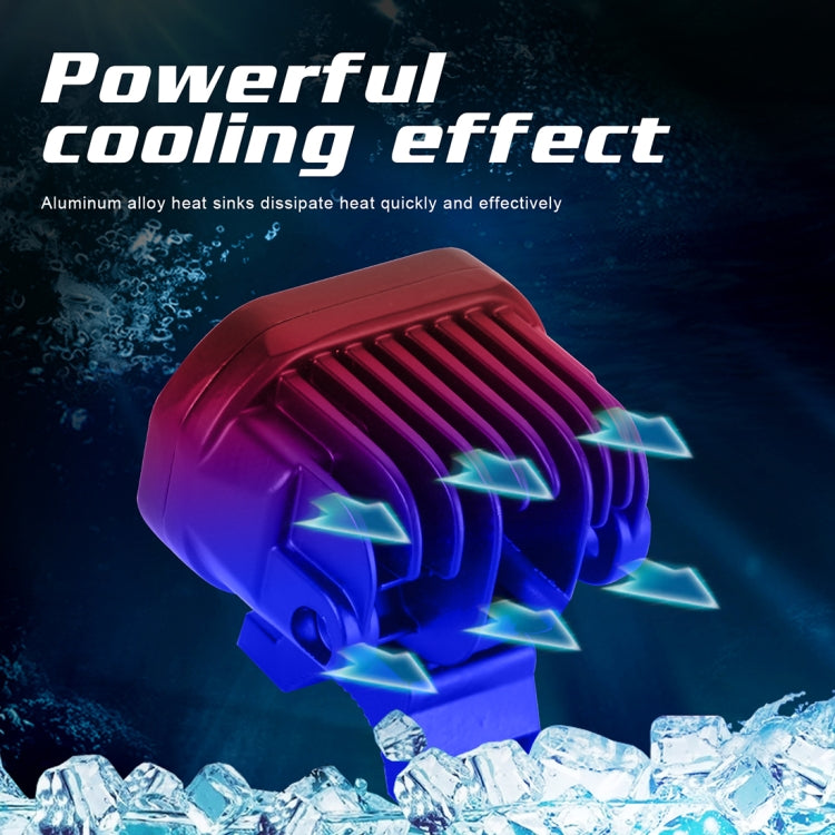 2 PCS 3 inch 20W 6000K DC12-30V Motorcycles / Car / Ship  LED Spotlight A Column Lights, 2LEDs