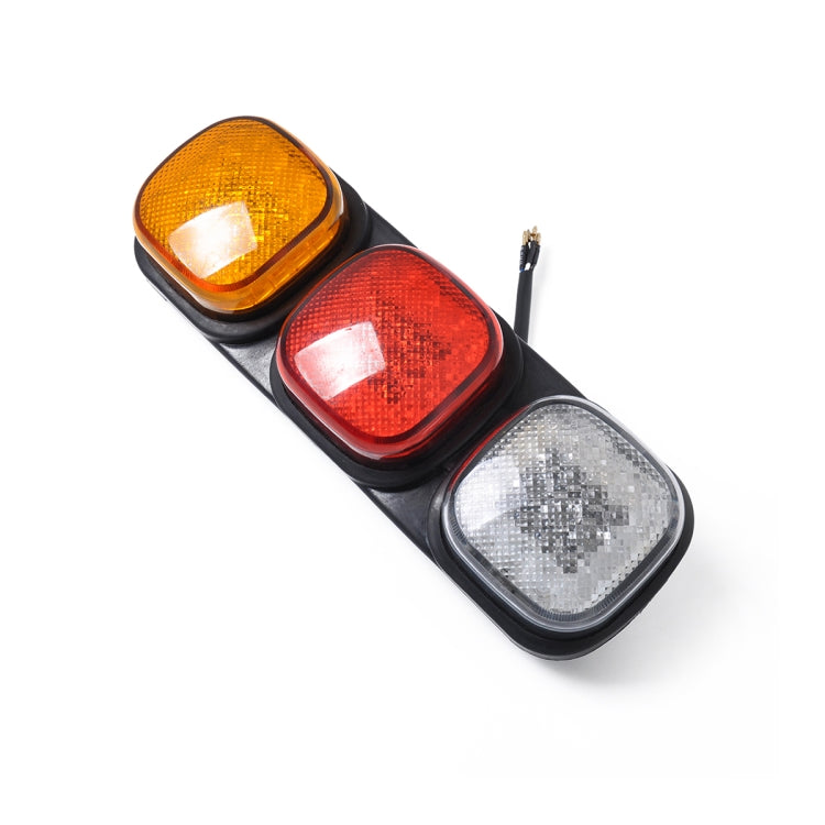 DC 24V Car Right Side Long Stripe Square Shape LED Collision Rear Light Brake Lights for Trailer / Truck