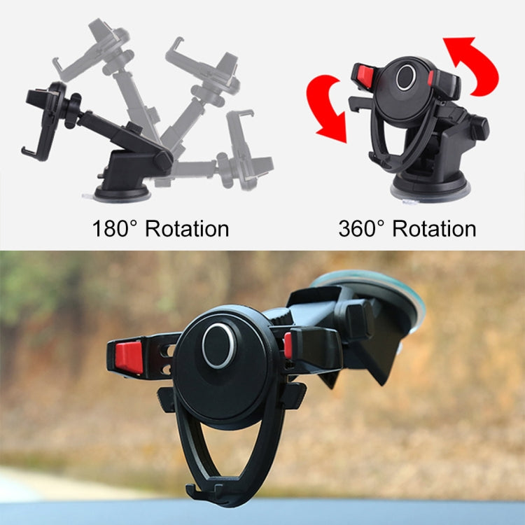 Universal Car Suction Cup Mount Bracket Phone Holder for 60-86mm Mobile Phone