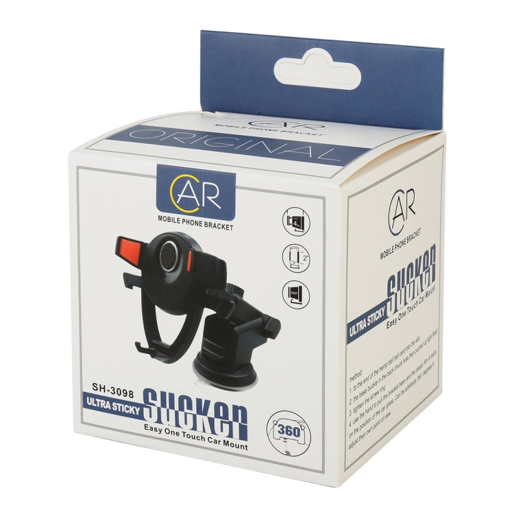 Universal Car Suction Cup Mount Bracket Phone Holder for 60-86mm Mobile Phone