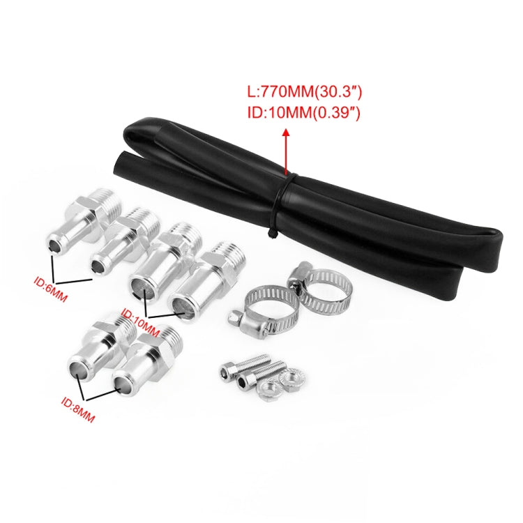 Universal Racing Aluminum Alloy Oil Catch Can Oil Tank Breather Tank, Capacity: 300ML