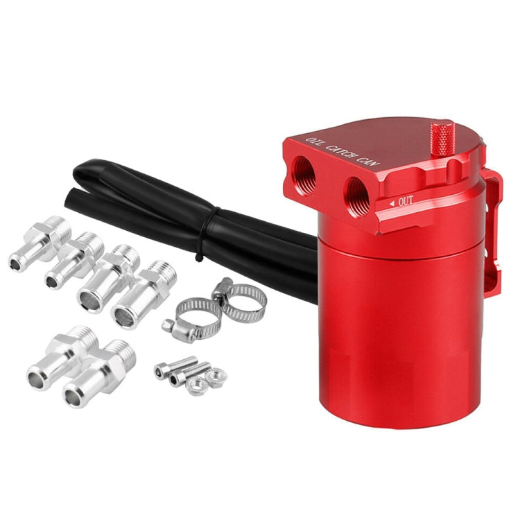 Universal Racing Aluminum Alloy Oil Catch Can Oil Tank Breather Tank, Capacity: 300ML