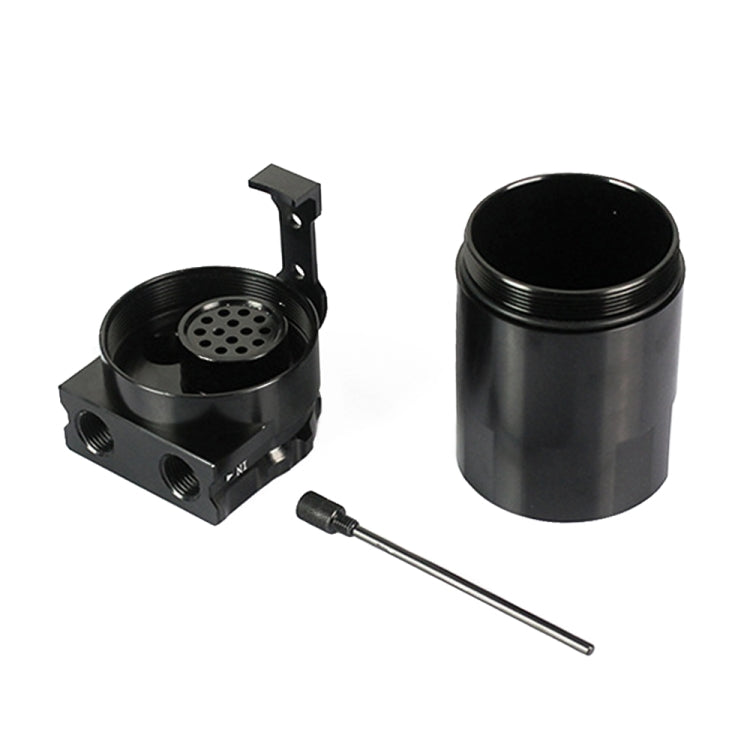 Universal Racing Aluminum Alloy Oil Catch Can Oil Tank Breather Tank, Capacity: 300ML