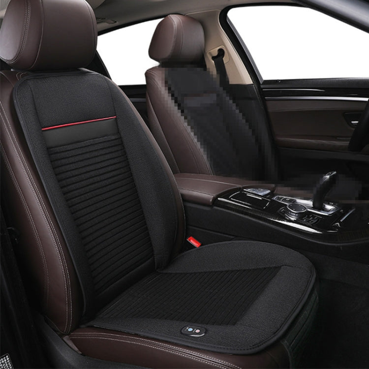 Car 12V Cushion Summer Ventilation USB Refrigeration Blowing Breathable Ice Silk Seat Cover