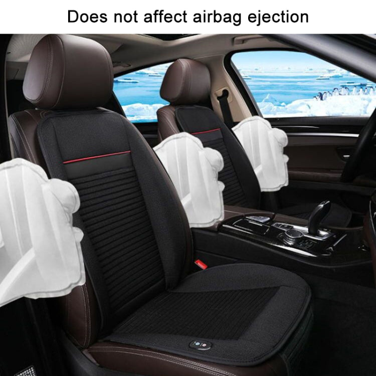 Car 12V Cushion Summer Ventilation USB Refrigeration Blowing Breathable Ice Silk Seat Cover