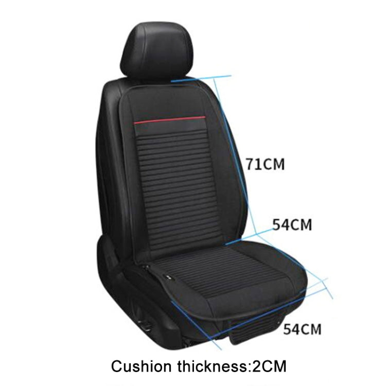 Car 12V Cushion Summer Ventilation USB Refrigeration Blowing Breathable Ice Silk Seat Cover