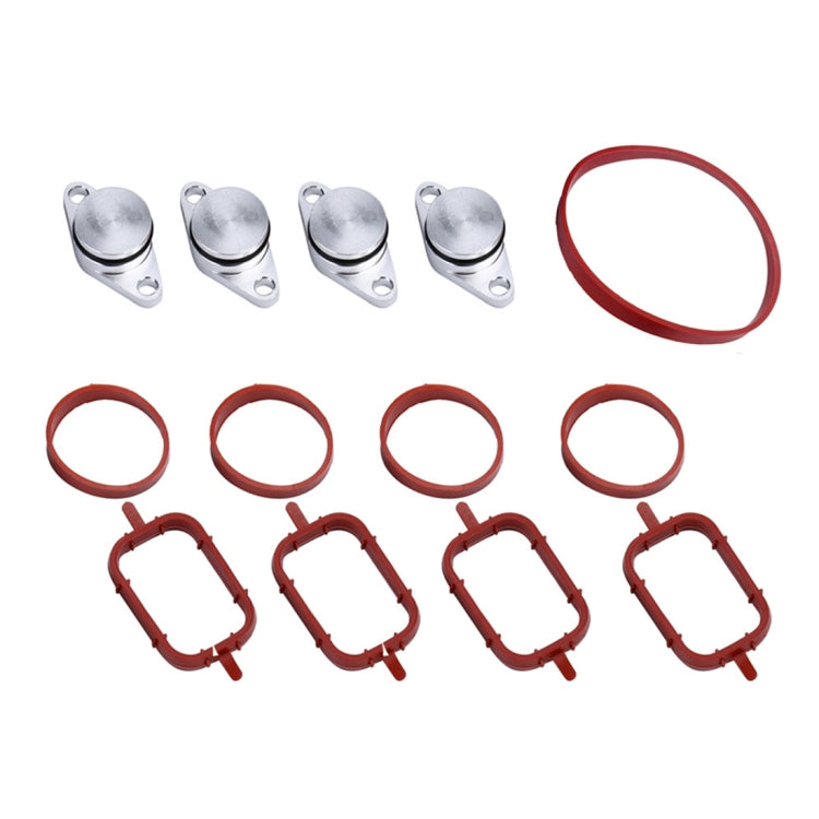 4x22mm Car Swirl Flap Air Intake Aluminum Gasket Remove Repair Kit