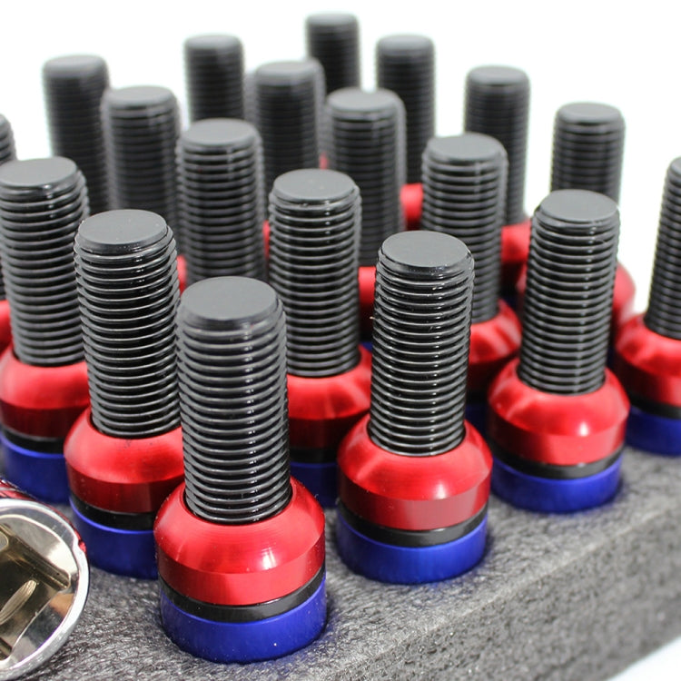 XH-AN005 Car Universal Modified Wheel M12 Reinforced Bolt 7075-T6 Forged Aluminum Alloy Reinforced Screw