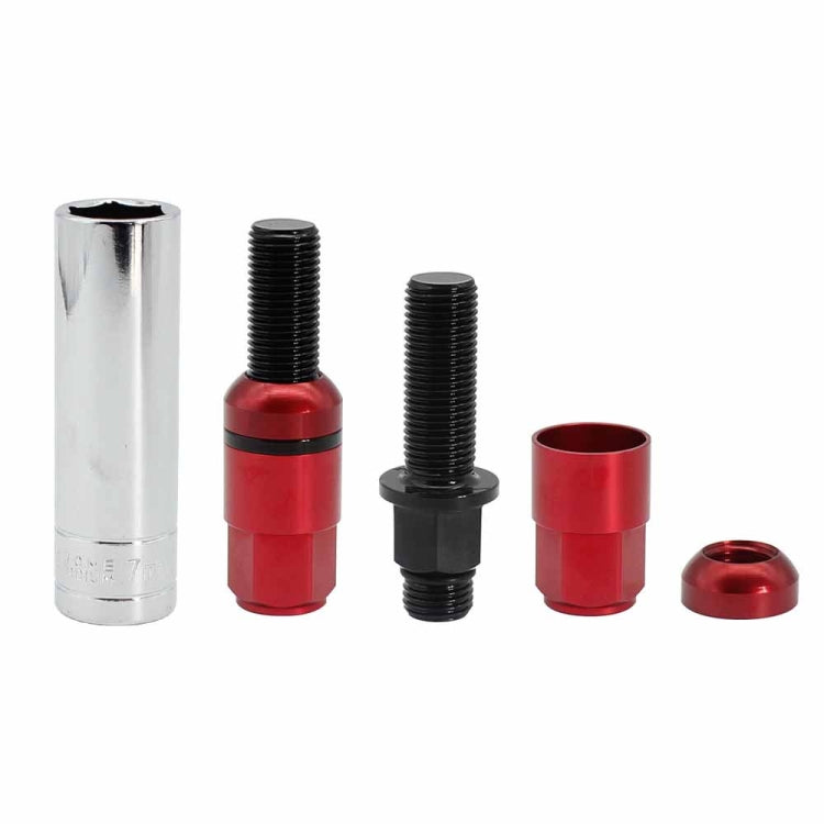 XH-AN005 Car Universal Modified Wheel M12 Reinforced Bolt 7075-T6 Forged Aluminum Alloy Reinforced Screw