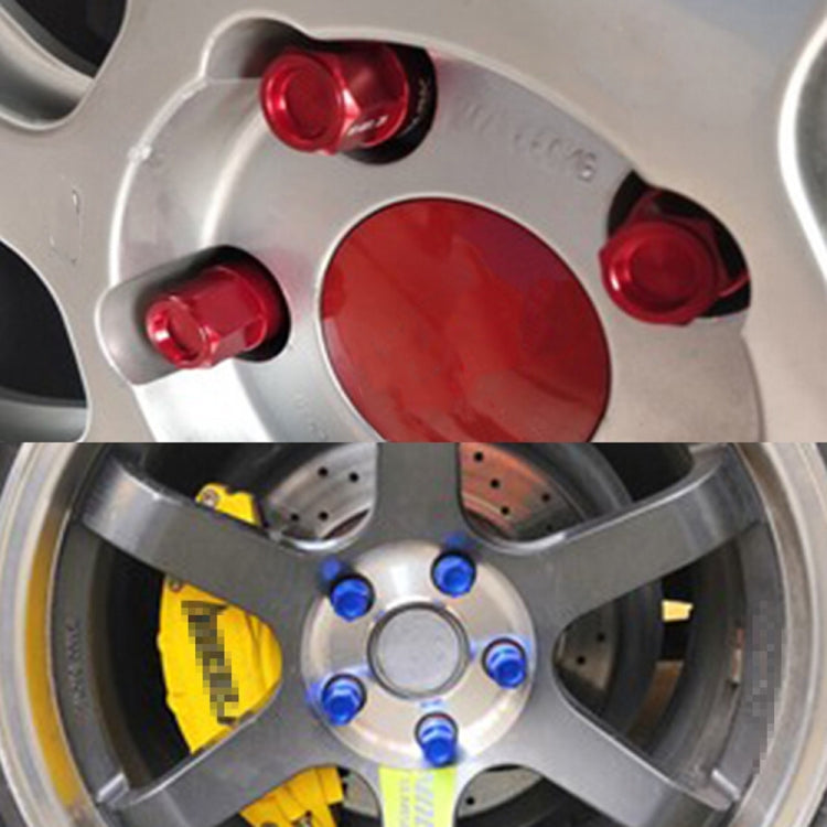 XH-AN005 Car Universal Modified Wheel M12 Reinforced Bolt 7075-T6 Forged Aluminum Alloy Reinforced Screw