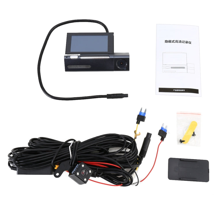 A6s Car Dash Camera Hidden Vehicle Monitor HD 1080P Dashcam Video Recorder Camcorder Motion Detection