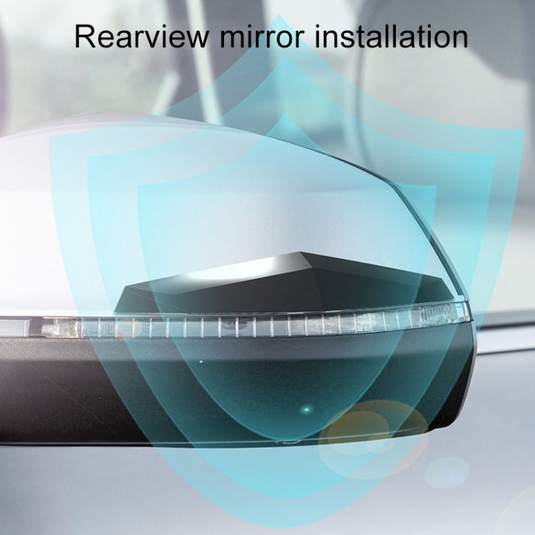 2 PCS Universal Car Screaming Bumper Rearview Mirror Anti-collision Strip Protection Guards Plastic Trims Stickers