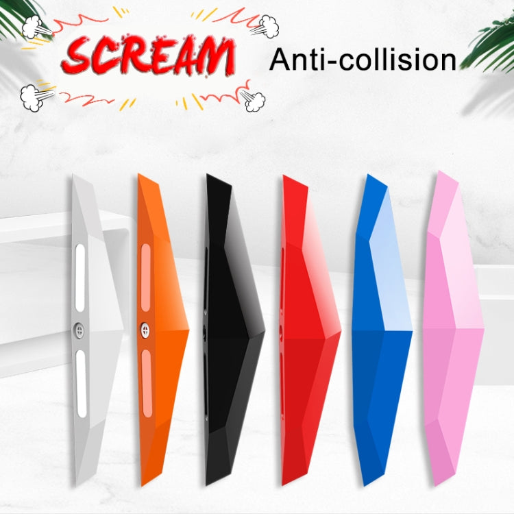 2 PCS Universal Car Screaming Bumper Rearview Mirror Anti-collision Strip Protection Guards Plastic Trims Stickers