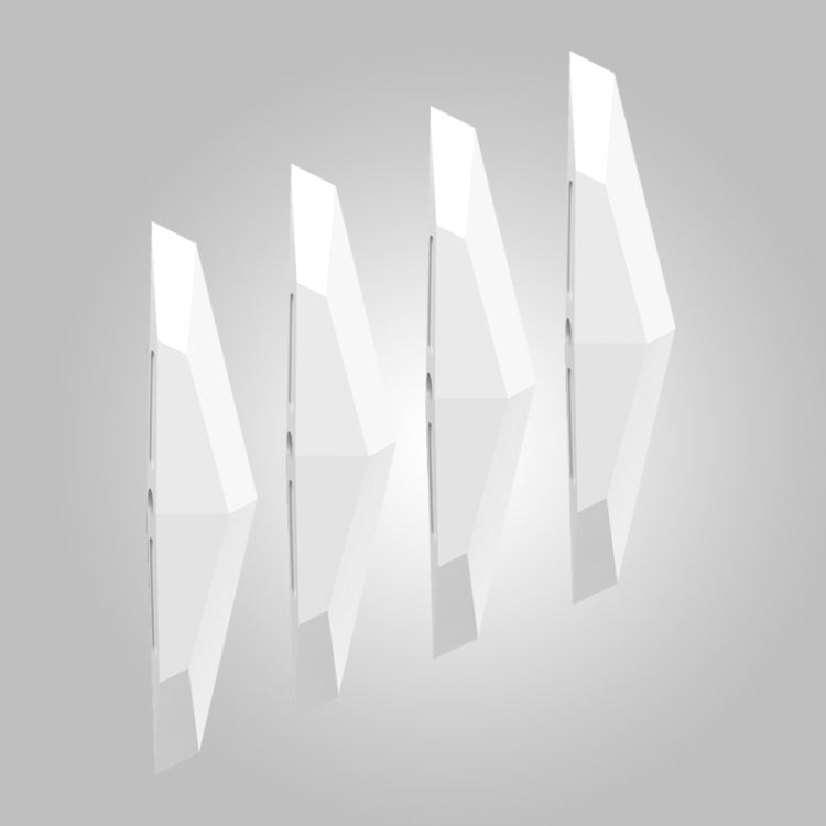 4 PCS Universal Car Screaming Bumper Door Anti-collision Strip Protection Guards Plastic Trims Stickers