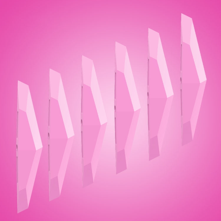 6 PCS Universal Car Screaming Bumper Door + Rearview Mirror Anti-collision Strip Protection Guards Plastic Trims Stickers