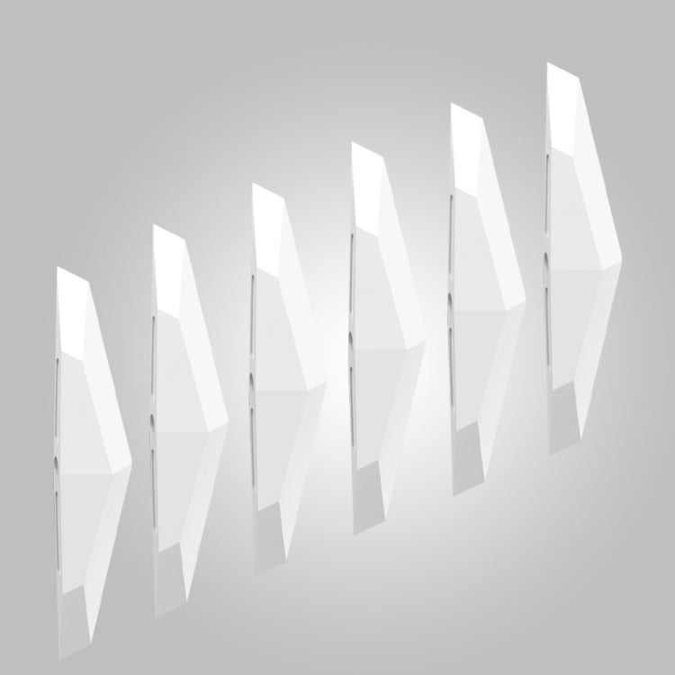 6 PCS Universal Car Screaming Bumper Door + Rearview Mirror Anti-collision Strip Protection Guards Plastic Trims Stickers