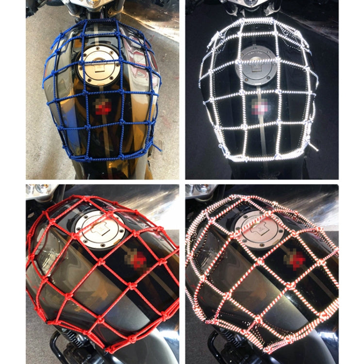 Motorcycle Reflective Helmet Net Fuel Tank Fix Net, Size: 30 x 30cm