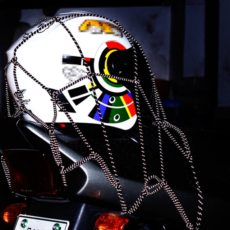 Motorcycle Reflective Helmet Net Fuel Tank Fix Net, Size: 30 x 30cm