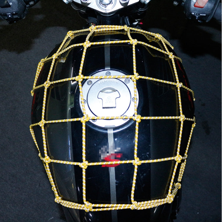 Motorcycle Reflective Helmet Net Fuel Tank Fix Net, Size: 40 x 40cm