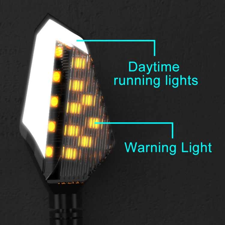 2 PCS DC 12V Motorcycle Daytime Turn Running Light