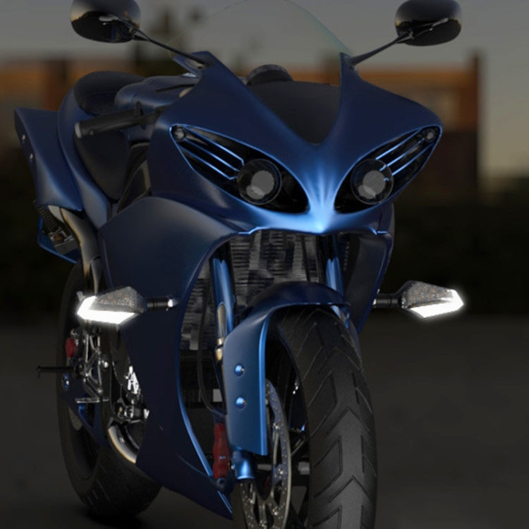 2 PCS DC 12V Motorcycle Daytime Turn Running Light