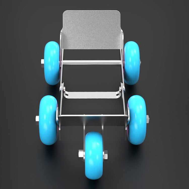 Motorcycle / Ebike Flat Tire Wheel Puller Booster Trailer Electric Emergency Help Self-rescue Traile with 5 Wheels Random Color Delivery