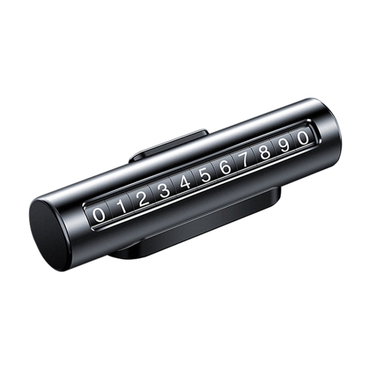 Car Metal Roller Creative Temporary Parking Card Parking Number Card