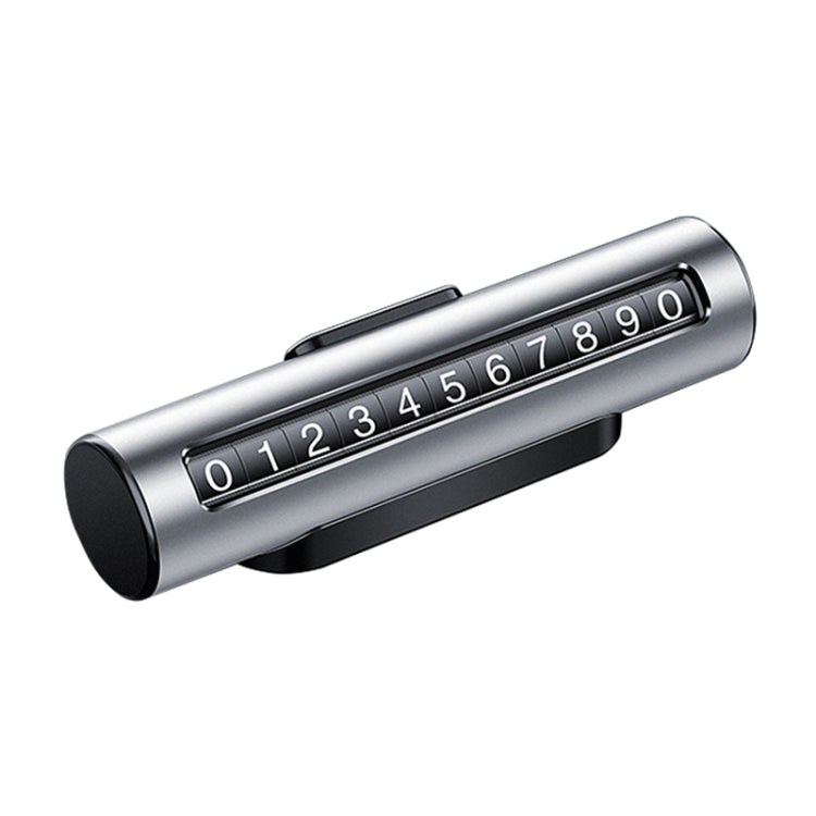 Car Metal Roller Creative Temporary Parking Card Parking Number Card