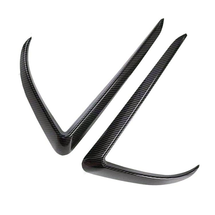 2 PCS Car Lamp Eyebrow Decorative Sticker Fog Lamp Frame for Tesla Model 3