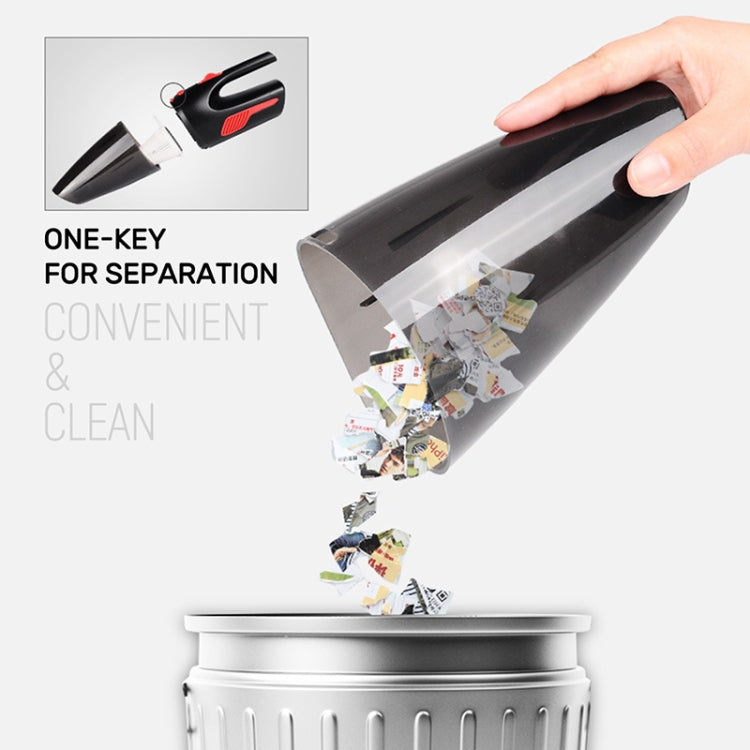 Car / Household Wireless Portable 120W Handheld Powerful Vacuum Cleaner with LED Light EU Plug