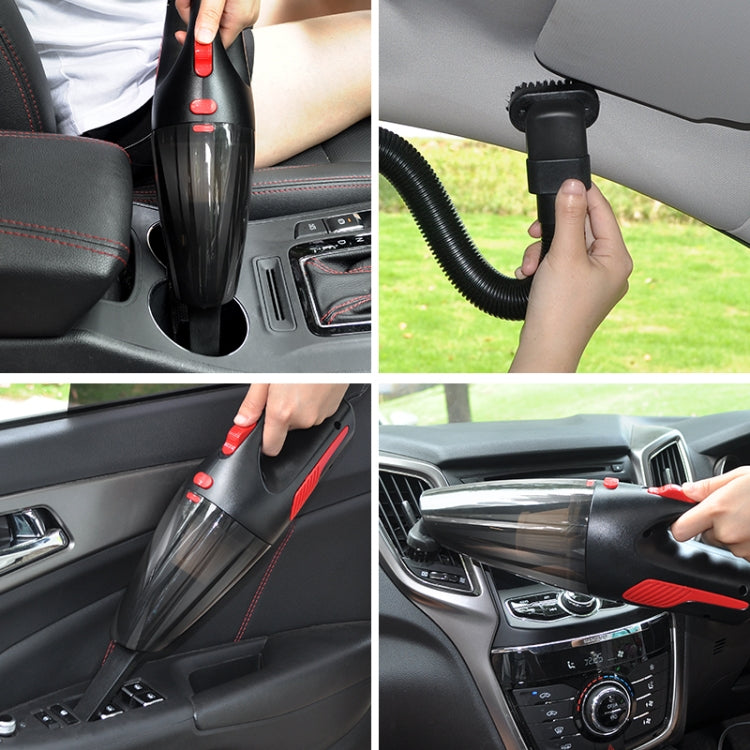 Car / Household Wireless Portable 120W Handheld Powerful Vacuum Cleaner with LED Light EU Plug