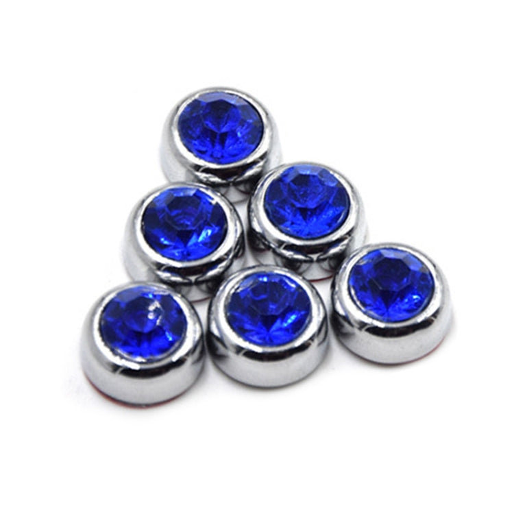 6 in 1 Car Diamond Sticker Set Personality Crystal Decoration