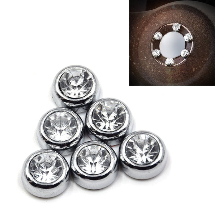 6 in 1 Car Diamond Sticker Set Personality Crystal Decoration