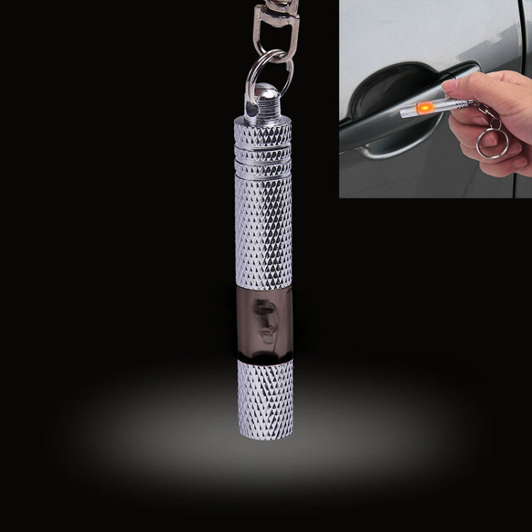 Car Copper LED Neon Lamp Anti-static Keychain Static Elimination Rod