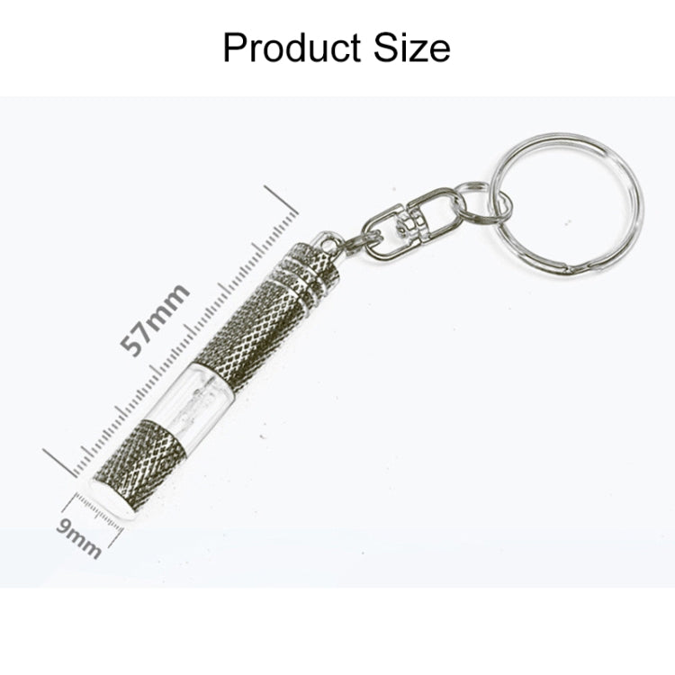 Car Copper LED Neon Lamp Anti-static Keychain Static Elimination Rod