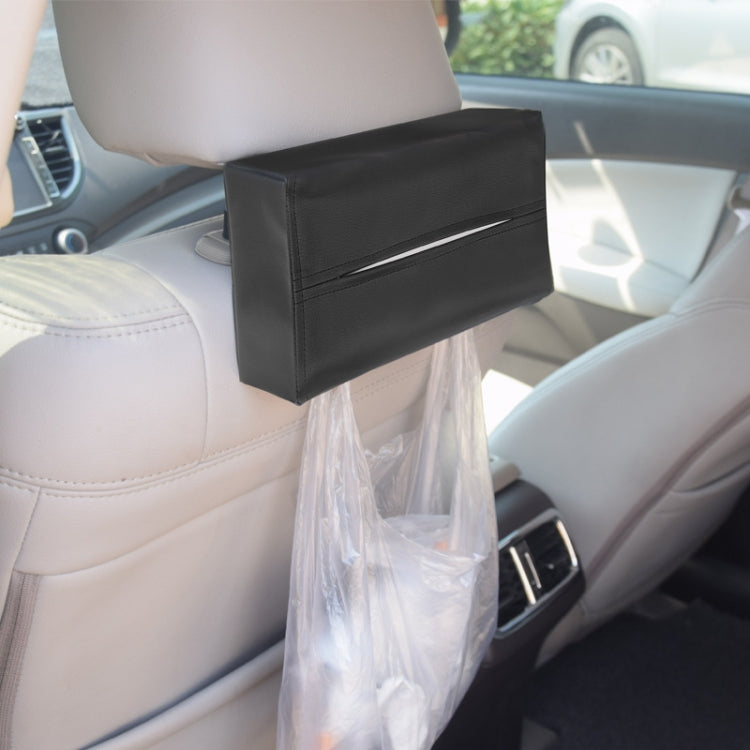 Car PU Leather Tissue Box, Size: 24x13x5cm