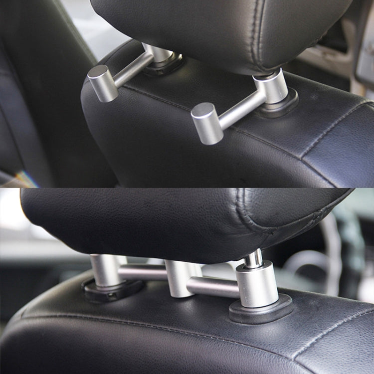 Car Hidden Creative Aluminum Alloy Seat Hook Organizer Storage Hanger