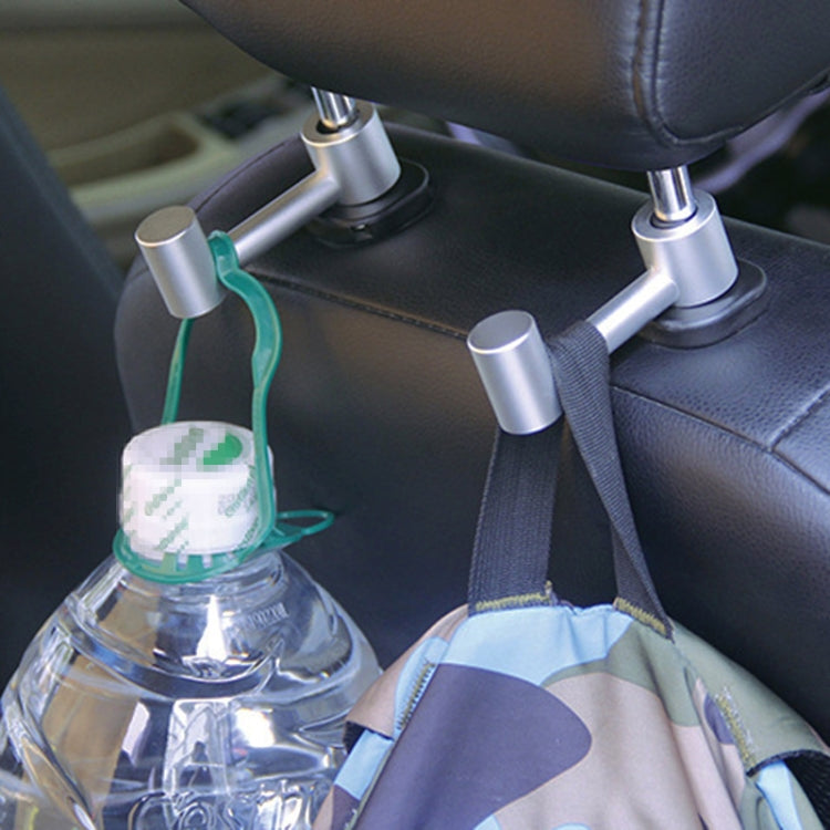 Car Hidden Creative Aluminum Alloy Seat Hook Organizer Storage Hanger