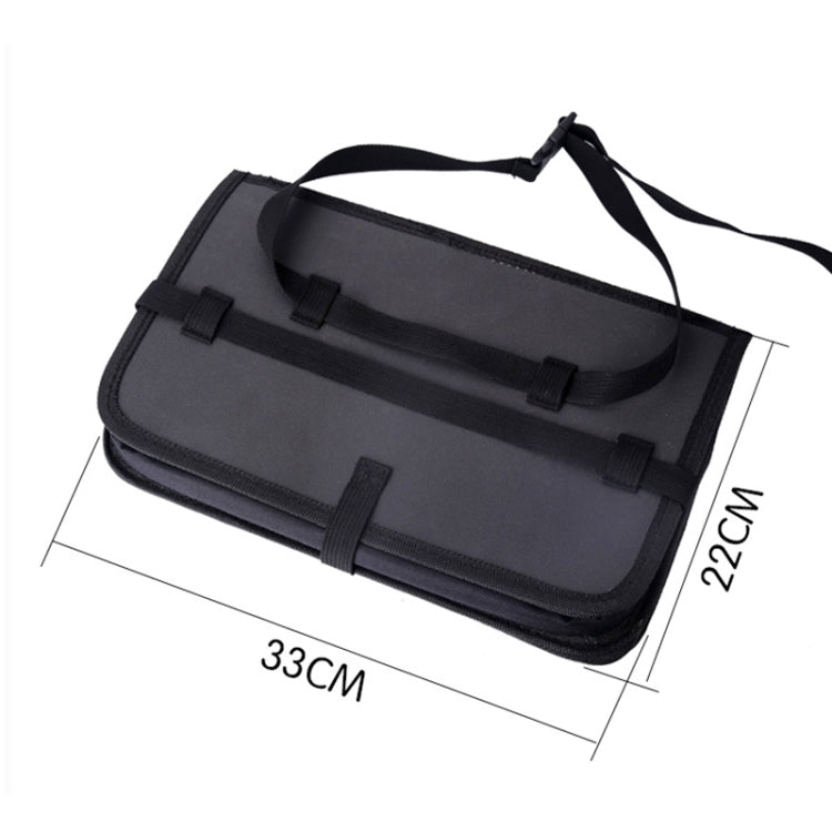 Oxford Cloth Car Auto Back Seat Folding Table Drink Food Cup Tray Holder Stand Desk Multi-purpose Travel Dining Tray