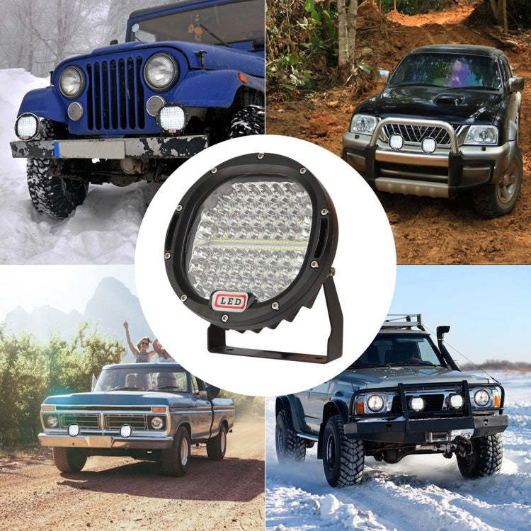 48W 7 inch Car Round Spotlight Work Light Floodlight + Spotlight