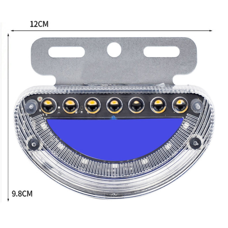 24V Truck / Bus Dynamic Blinker Flowing Water Side Light Waterproof Ground Light Tail / Reversing Light