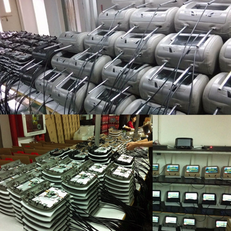 Car 1080P HD Headrest Screen Display MP5 Player Support USB/SD Playback / FM Transmission