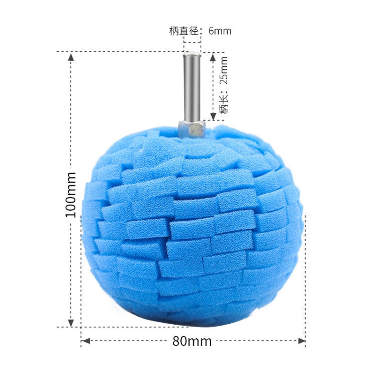 6 in 1 3 inch Car Polishing Disc Set Wheel Rim Polishing Waxing Sponge